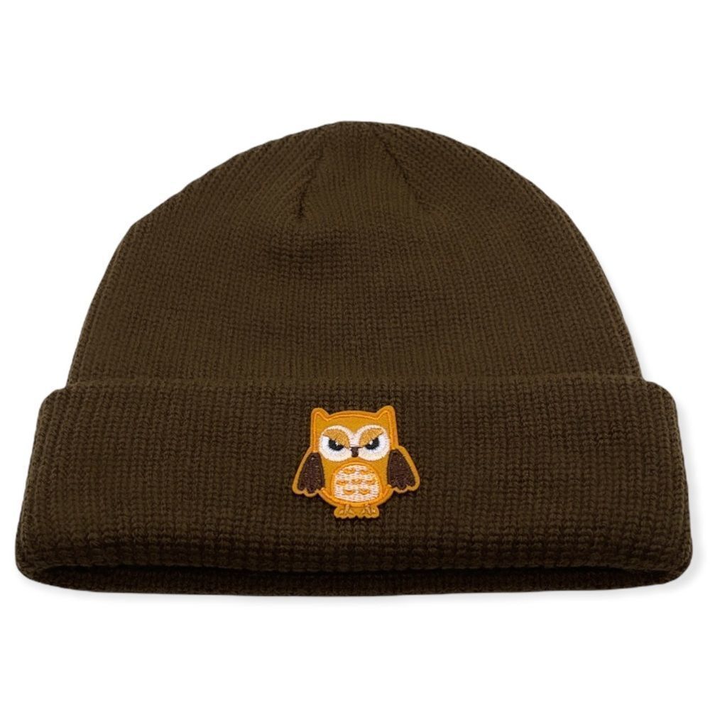 NWT Wool + Pepper Co. Owl Beanie Hat